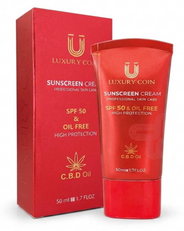 کرم ضدآفتاب SPF 50 لاکچری کوین