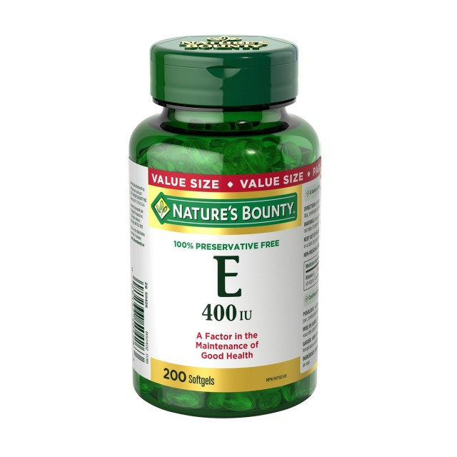 قرص ویتامین E 400iu نیچرز بونتی (200 عددی)